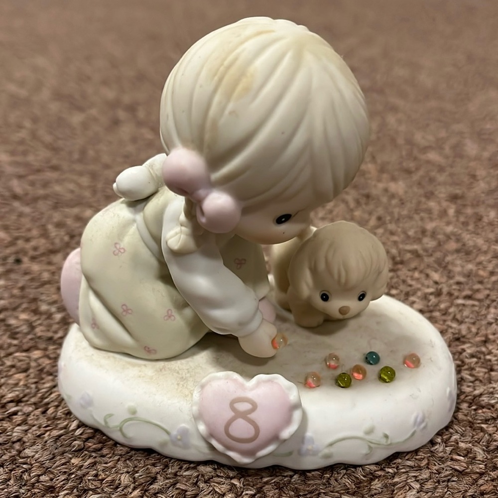 Growing in Grace precious moments figurine, age 8
